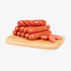 广式香肠一整版的热狗元素高清图片