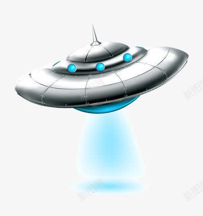 卡通版的外星人飞碟ufopng免抠素材_新图网 https://ixintu.com ufo 外星人 科幻 飞碟