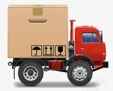 卡车png免抠素材_新图网 https://ixintu.com 卡车 叉车 物流 纸箱 货物 运输 集装箱