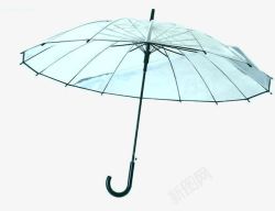 大雨伞浅蓝色大雨伞高清图片