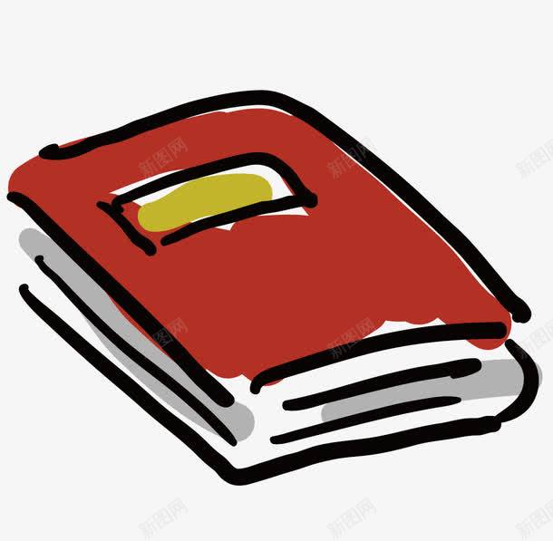 红色笔记本png免抠素材_新图网 https://ixintu.com 书本 卡通手绘 日记本 矢量素材 立体日记本 笔记本
