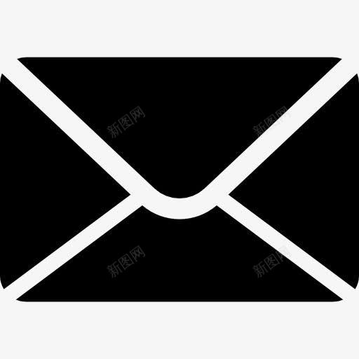 新的电子邮件界面黑色象征封闭的信封图标png_新图网 https://ixintu.com 信件 关闭交易 新的信封 电子邮件 邮件 黑色的界面