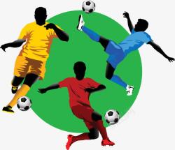 球类合集手绘足球运动高清图片