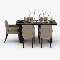 装饰品创意桌子北欧餐桌素材