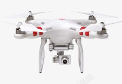 四轴遥控的无人机实物白色四轴飞行航拍器高清图片
