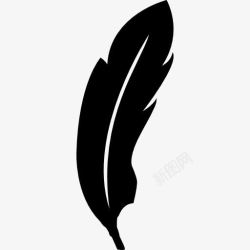 鸟鸊鷉形形状羽绒填充形状图标高清图片
