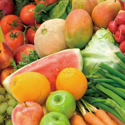 一堆爱心蔬菜瓜果一堆农产品高清图片