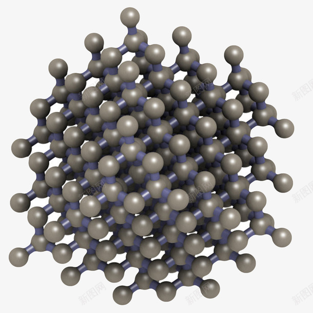 黑色钻石晶体结构分子形状png免抠素材_新图网 https://ixintu.com 分子形状 分子立体结构 化学性质最小粒子 原子 排列 物理化学术 球体 空间 连接