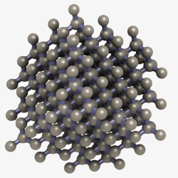 晶体形状黑色钻石晶体结构分子形状高清图片
