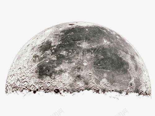 月球表面黑白图png免抠素材_新图网 https://ixintu.com 太空 探索 月球 月球表面 环境
