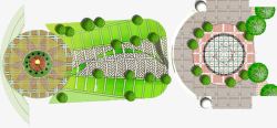 常用广场图小区绿化元素高清图片
