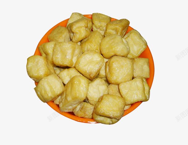 豆腐泡png免抠素材_新图网 https://ixintu.com 新鲜的豆腐泡图片 火锅必备 美味的豆泡 豆制品图片