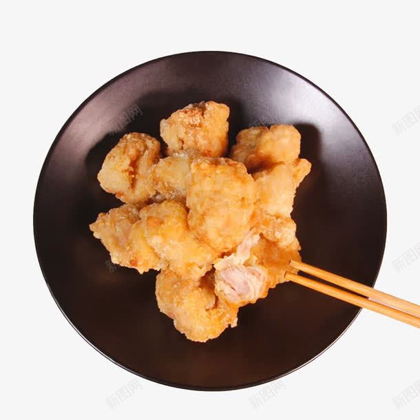 炸鸡块美食png免抠素材_新图网 https://ixintu.com 筷子 美味 美味鸡块素材 肉类 鸡肉