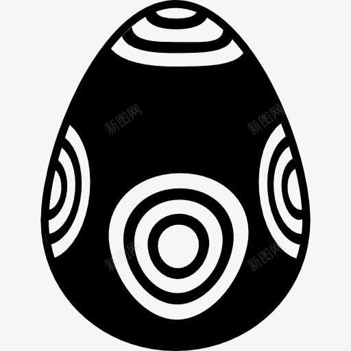 复活节彩蛋的同心圆模式图标png_新图网 https://ixintu.com 同心 同心圆 圆 复活节 复活节彩蛋 巧克力 形状 螺旋 食品 鸡蛋