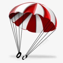 parachute降落伞的图标高清图片