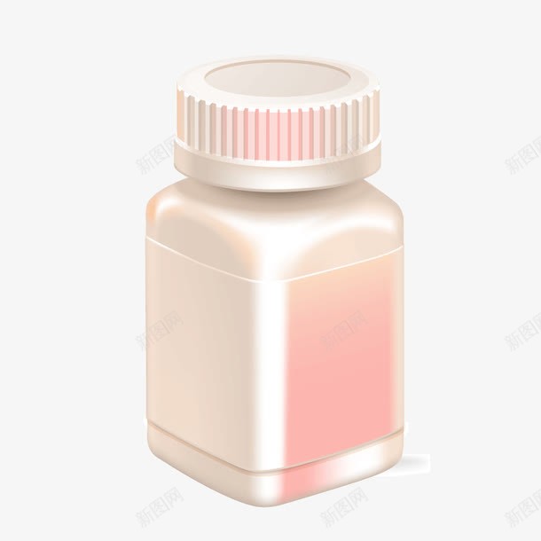 白色空白药瓶包装png免抠素材_新图网 https://ixintu.com PNG矢量 包装 白色 白色包装 空白 药瓶