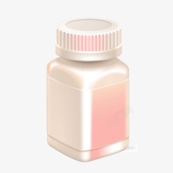 空白药瓶白色空白药瓶包装高清图片