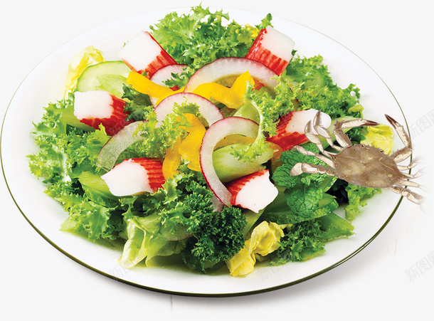 绿色蔬菜沙拉洋葱png免抠素材_新图网 https://ixintu.com 减肥餐 沙拉 沙拉酱 精致 蔬菜 蔬菜沙拉