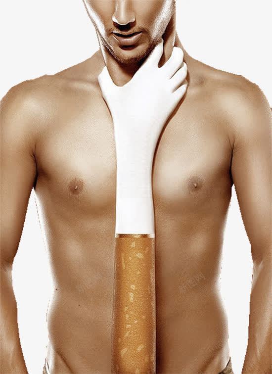 抽烟的人物人体卡喉png免抠素材_新图网 https://ixintu.com 人物 抽烟 烟 男模 锁喉