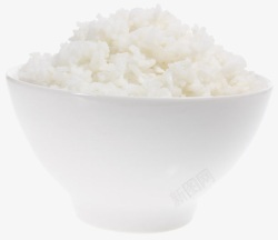 干饭一大碗白米饭高清图片