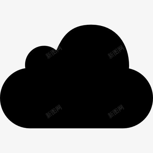 iCloud大标志图标png_新图网 https://ixintu.com 云存储 云计算 存储设备 数据存储 文件存储 标识 苹果