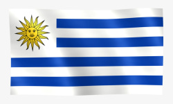 乌拉圭乌拉圭国旗高清图片