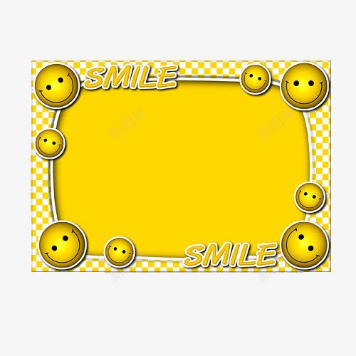 笑脸卡片png免抠素材_新图网 https://ixintu.com 卡片模版 微笑 笑脸 黄色素材图案