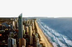 蓝色海岸澳大利亚黄金海岸高清图片