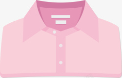 扁平衬衫卡通粉色衬衫矢量图高清图片