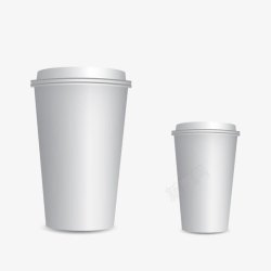 咖啡杯纸杯一次性杯子高清图片