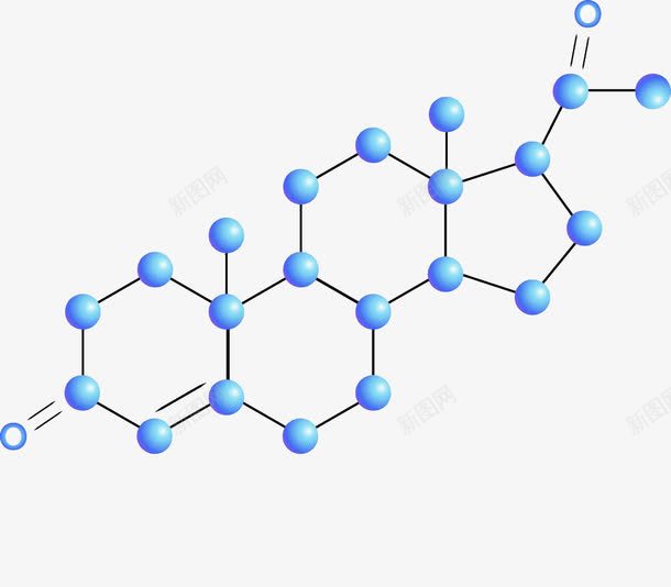医疗化学分子结构图矢png免抠素材_新图网 https://ixintu.com 分子结构 医疗化学 卡通