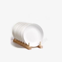长方形菜盘盘子菜盘碟子家用纯白高清图片