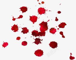 流出鲜红的血点滴血液高清图片