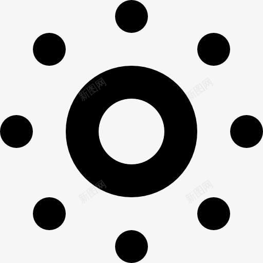 圆圈圈图标png_新图网 https://ixintu.com 圆 小图标 左右 点 界面 象征