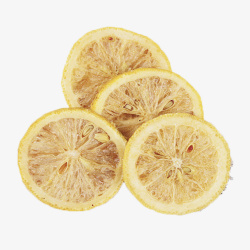 特级柠檬片产品实物水果茶冻干柠檬片高清图片