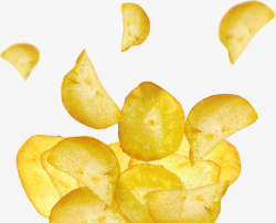 木薯零食木薯片元素高清图片