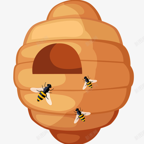 蜂窝和蜂蜜插画矢量图ai免抠素材_新图网 https://ixintu.com 免抠PNG 农场 昆虫 矢量图 秋季养生 蜂窝和蜂蜜矢量插画 蜜糖 蜜蜂 蜜蜂窝