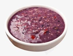 早餐粉素材紫薯红豆稀饭高清图片