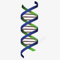 链条结构卡通DNA链条基因链矢量图高清图片