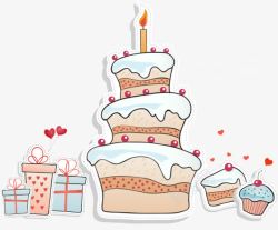 生日蛋糕盒子生日蛋糕高清图片