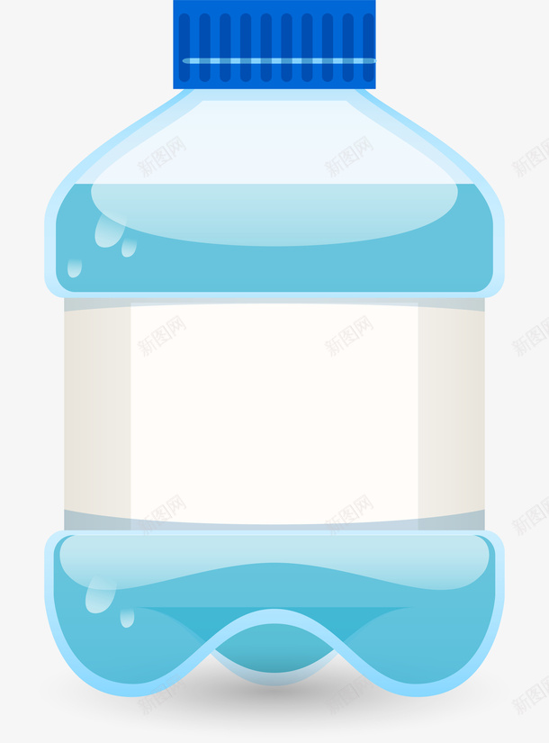 蓝色卡通桶装水矢量图ai免抠素材_新图网 https://ixintu.com 卡通 桶装水 水桶 矢量图案 蓝色 装饰图案 矢量图