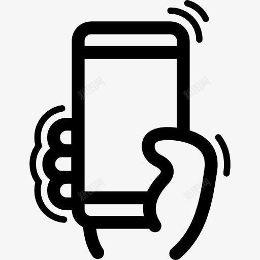 摇图标png_新图网 https://ixintu.com 一方面 手机 技术 智能手机 电话 移动电话
