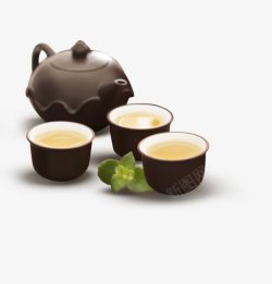 有盖的杯子古典传统茶具高清图片