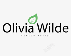 Olivia树叶花卉小清新LOGO图标高清图片