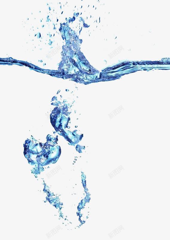蓝色水中泡泡免费的png免抠素材_新图网 https://ixintu.com 发散 气泡 水中 水中气泡 炸裂 蓝色 透明