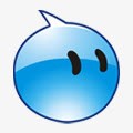 阿里旺旺logo图标png_新图网 https://ixintu.com 标志 蓝色 阿里旺旺