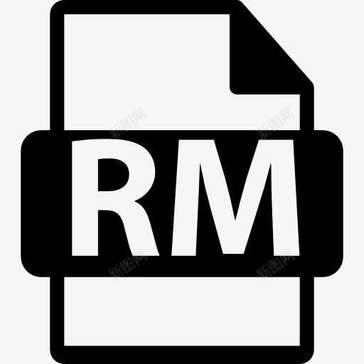 RM文件格式符号图标png_新图网 https://ixintu.com RM文件 rm格式 rm格式的文件 媒体文件 接口 真正的媒体 真正的媒体文件