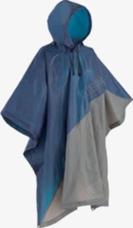 科勒曼雨衣png免抠素材_新图网 https://ixintu.com 产品实物 成人雨衣 蓝色 骑行雨披
