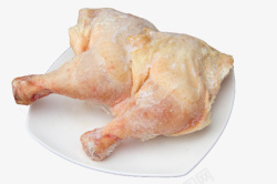 实物食物冷冻的鸡腿素材