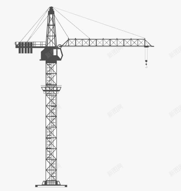 吊塔png免抠素材_新图网 https://ixintu.com 直线 装饰图案 黑白色吊塔